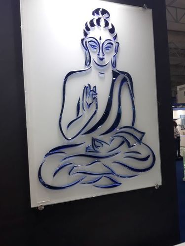 Creative Buddha Art Glass