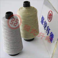 Cotton Blended Yarn - Stainless Steel Fiber Integration, Gray Color, Anti-static And Electromagnetic Radiation Resistance, Soft Yet Tough Quality