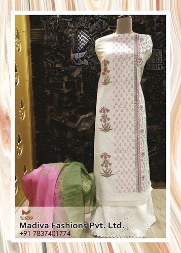Multicolor Block Printied Suit