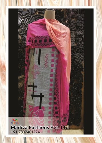 Multicolor Block Printied Suit