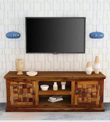 Fn solid sheehsam wood Entertainment unit