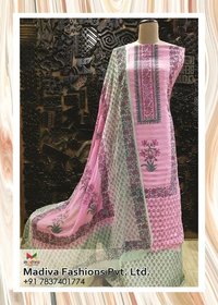 Block printied suit