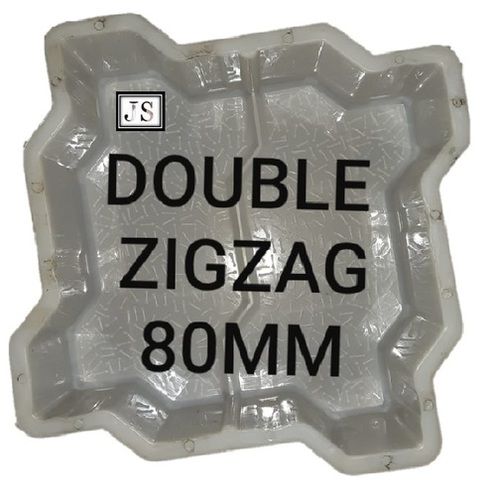 Double Zigzag Silicone Plastic Moulds