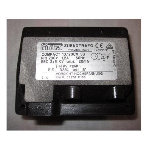 Fida Ignition Transformer Compact 10/20cm Frequency (Mhz): 50 Hertz (Hz)