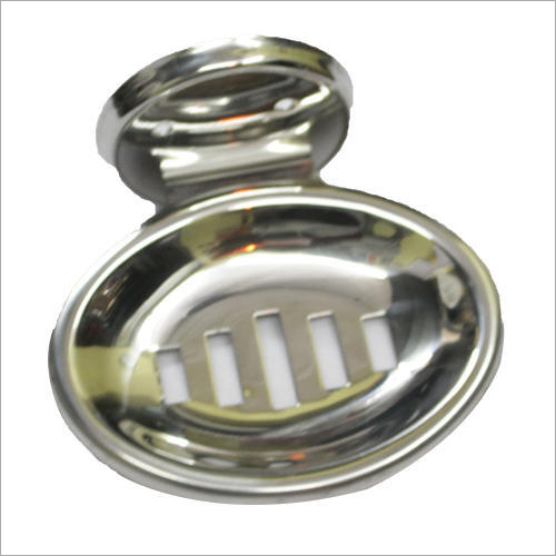 Stainless Steel Single Soap Dish - Standard Size | Effective Perforations for Improved Drying and Quality Assurance