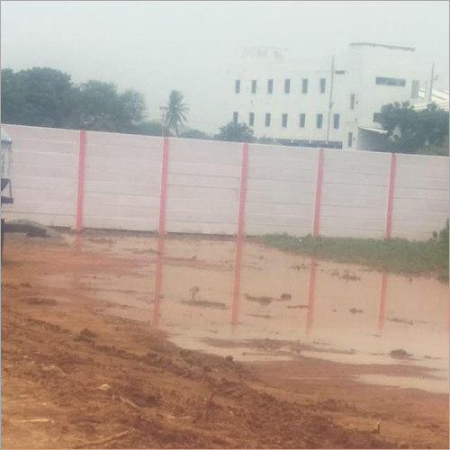 Security Cement Compound Wall - RCC Material, Customized Size | Rugged Design, Weather Resistant, Easily Assembled for Commercial Fencing