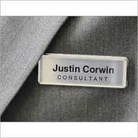 Name Tag - Steel Material, 15-30 Grams | Easy To Install, Good Looking, Easy To Use For Dress