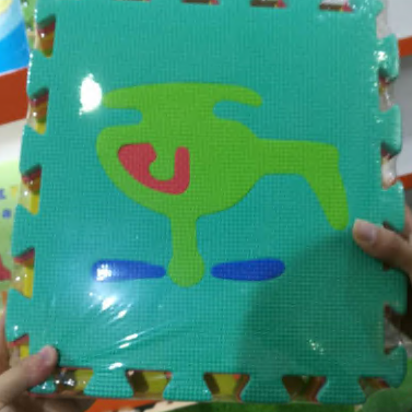 Transportation Puzzles Play Mat 9-tile EVA Foam Rainbow Floor