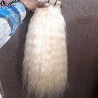 Natural Best Seller 100% Remy Blonde Wavy Hair Extension