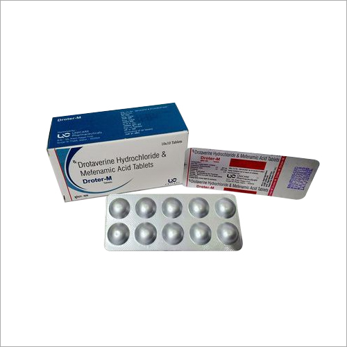 Drotaverine 80mg & Mefenamic Acid 250mg Tablets