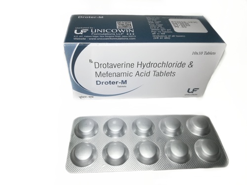 Drotaverine 80mg & Mefenamic Acid 250mg Tablets