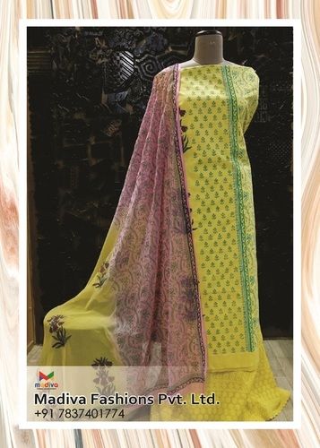 Multicolor Block Printed Suit