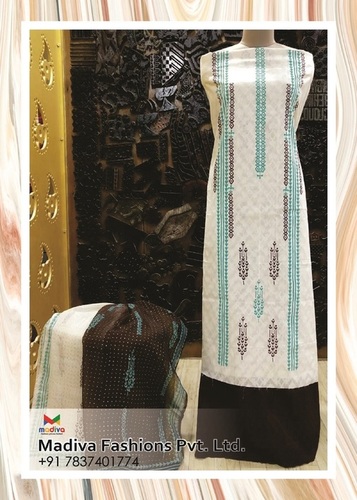 Block printed suit Block printed suit