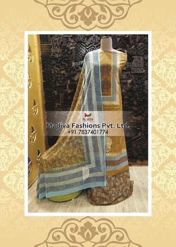 Block printed suit Block printed suit