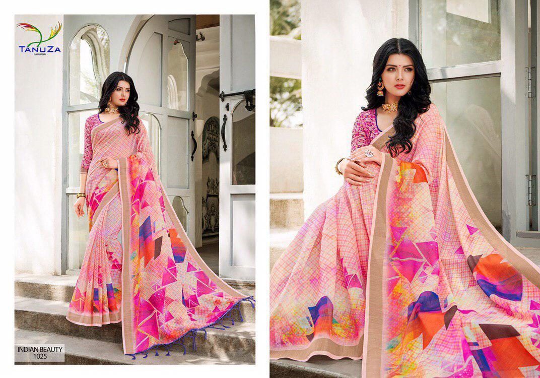 Classic Linen Banarasi Silk Sarees
