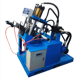 Automatic hydraulic staple making machine