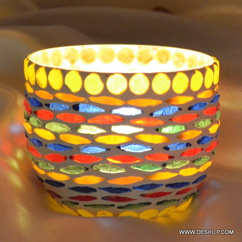 AuraGlow Votive T Light Candle Holder