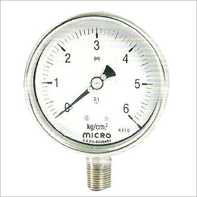 100 MM Bottom Mounting Weather Proof Pressure Gauge