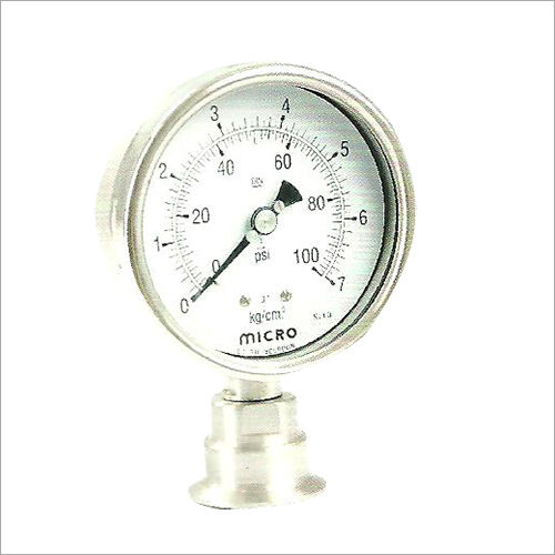 100 MM Triclover Sealed Diaphragm Sealed Pressure Gauge