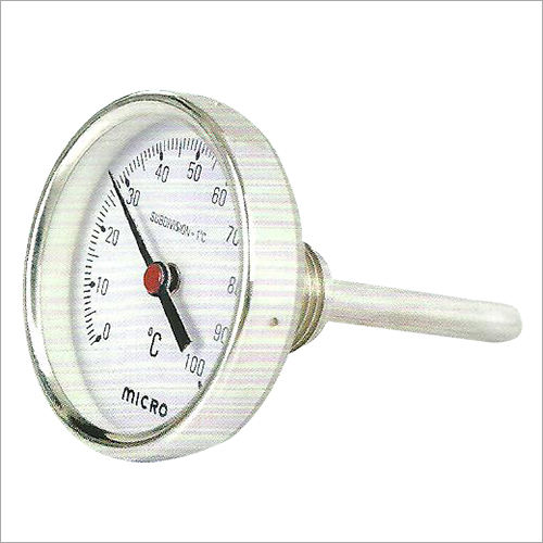 63 MM Back Direct Mounting Bimetel Temperture Gauge