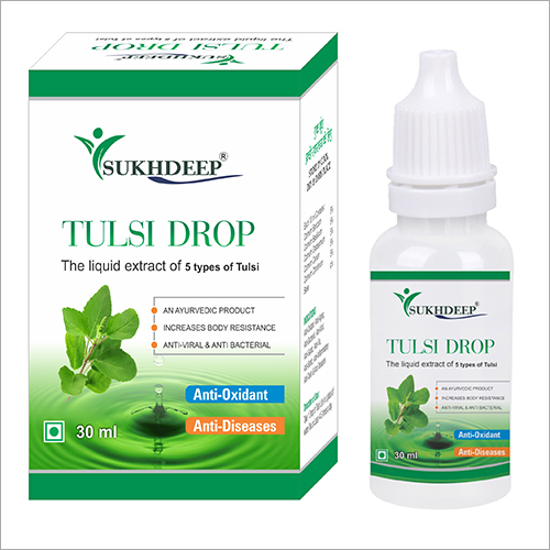 Tulsi Drop - Super Natural Immunity Booster, Herbal Tonic for All Age Groups, Relieves Allergies, Cough, Cold and Headaches, Enhances Mind and Body Relaxation