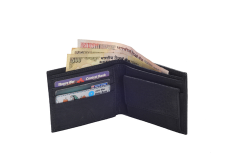 Gents Plated Leather Wallet (X809)