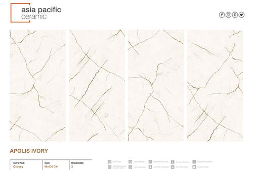 Polished Porcelain Tiles - Minimum Order Quantity 1 Unit, Internal Floor Application | Gloss, Matt, Rustic Finish, Non-Slip, Antibacterial, ISO Certified