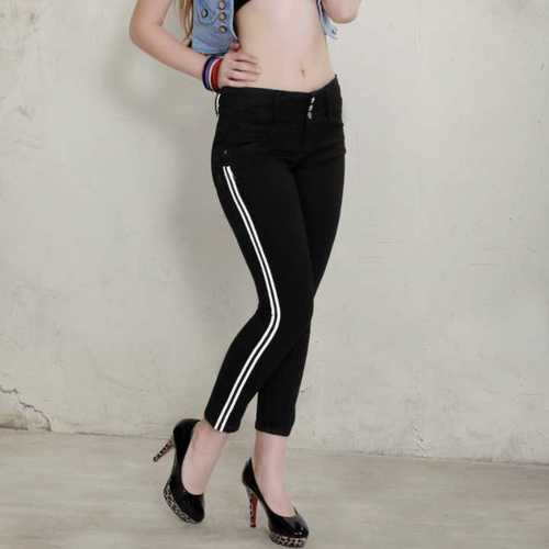 Dry Cleaning Black Tape Jeans