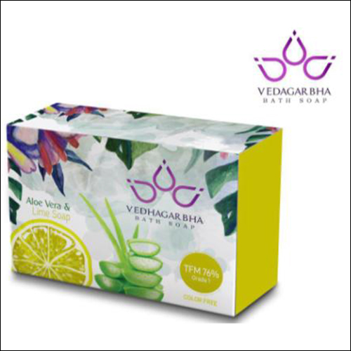 Aloe Vera And Lime Soap - 76% TFM, Color Free | Youthful Hydration, Fresh Odor Control, Antioxidant Protection, Glowing Skin, Oral Care Alternative, UV Defense, Gentle Gum Healing