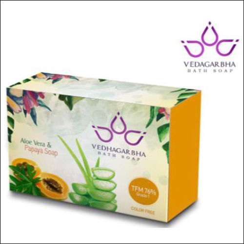 Solid Aloe Vera And Papaya Soap