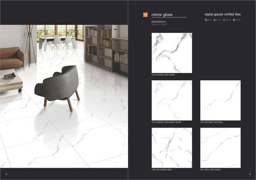Mixed White Porcelain Tiles