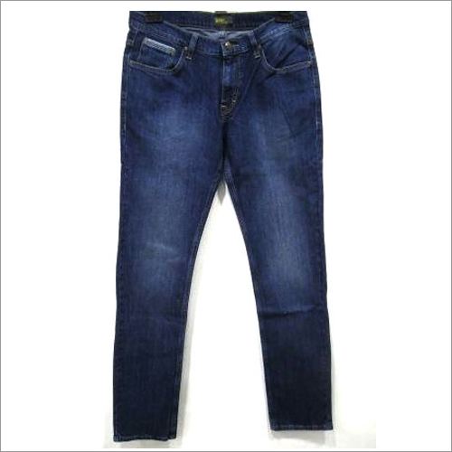 Mens Blue Jeans - Denim, Relaxed Fit, High Waist Style | Soft Texture, Quick Dry, No Fade, All Waist Sizes