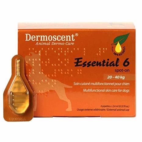 Essential 6 spot on hot sale dermoscent