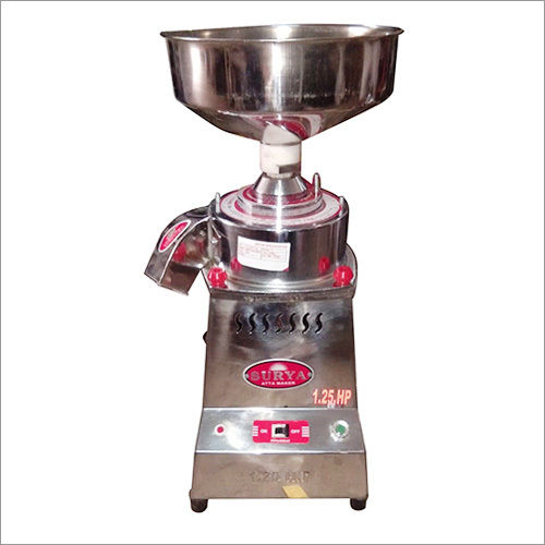 Stainless Steel Table Top Flour Mill Machine Capacity: 50-60 Kg/Hr