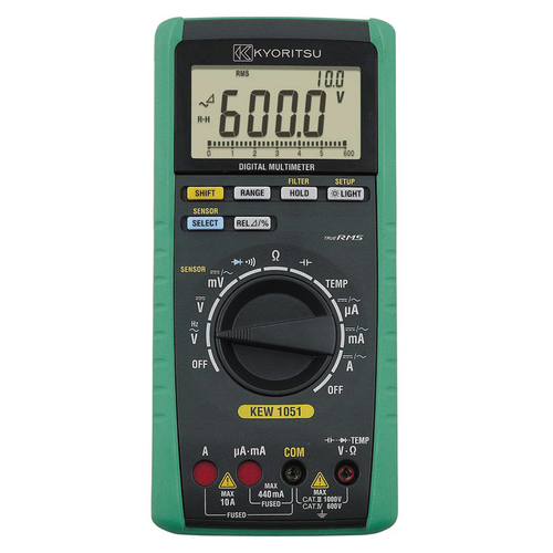 Digital Multimeter 6000 counts/True-RMS Measurements - Kew 1051
