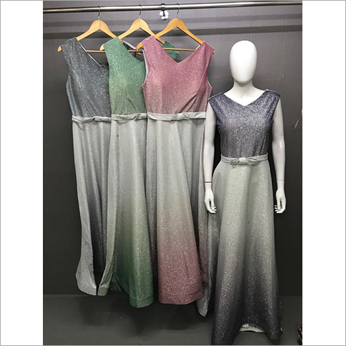 Available In Multicolored Ladies Gown