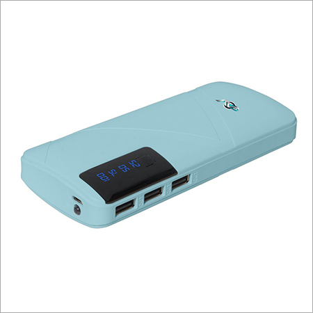 GVPBG04R13SB GAV G04 Power Bank 13000 mAh with 3 USB Ports with Torch Sky Blue