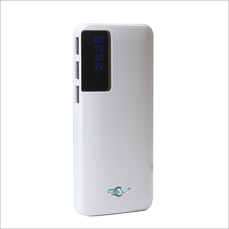 GVPBG11C13WH GAV G11 Power Bank 13000 mAh with 3 USB Ports-White