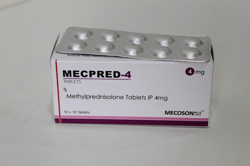 Methyl Prednisolone 4mg Tablets By MECOSON LABS PRIVATE LIMITED