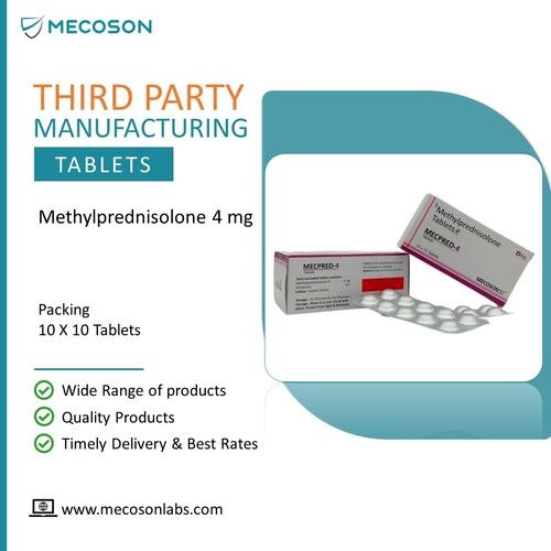 Methyl Prednisolone 4mg Tablets