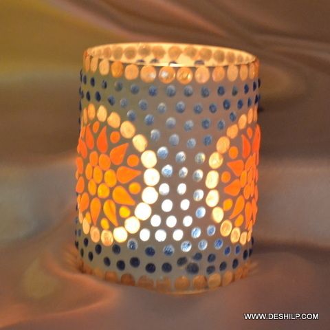 Brown Gold Bronze Candle Holder