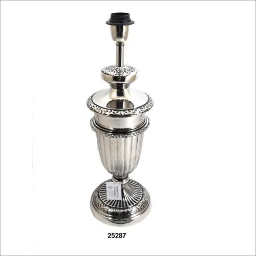 Silver Table Lamp Stand - Color: Nickle