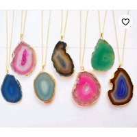 Agate Silice Pendant Size: 0.7 Inch