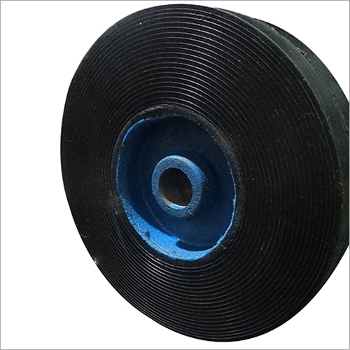 8X2 Rubber Bounded Trolley Wheel