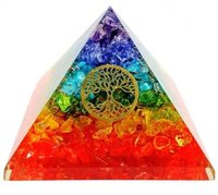 Durable Orgone Pyramid With Symbol
