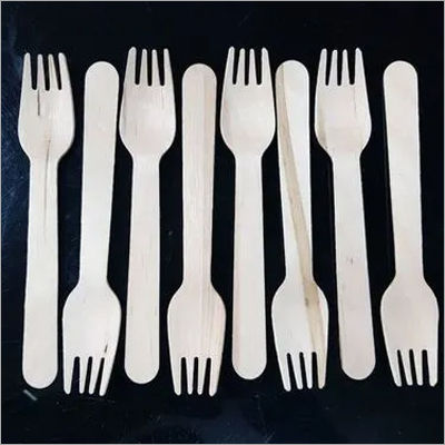 14 CM WOODEN FORK