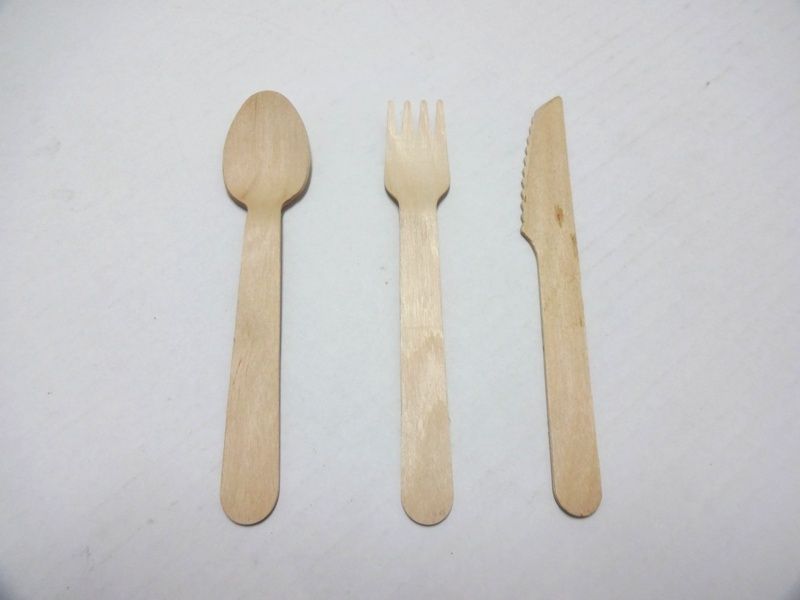 14 CM WOODEN FORK