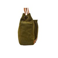 Leather Drawstring Shoulder Bag