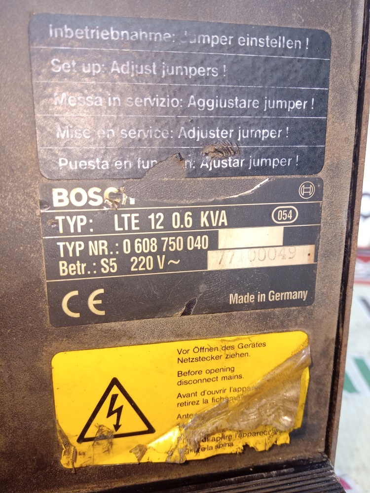 BOSCH SERVO DRIVE LTE12