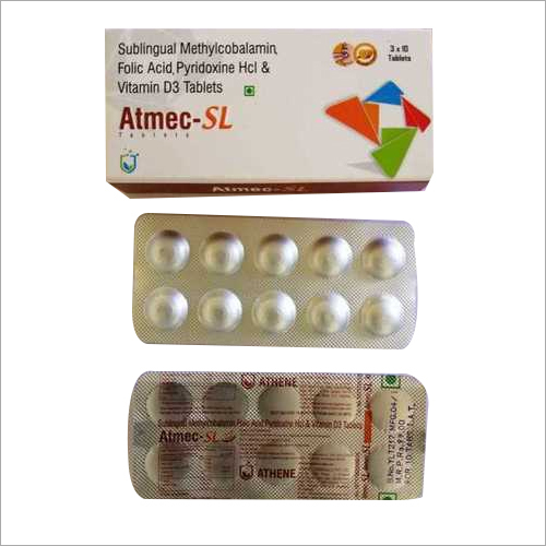 Sublingual Methylcobalamin,Folic Acid,Pyridoxine HCL And Vitamin D3 Tablets